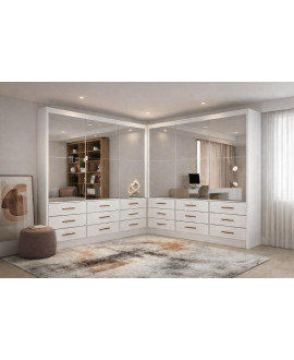 Closet 6 Portas 18 Gavetas Domus PREMIUM - Grand Line