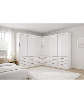 Closet 6 Portas 18 Gavetas Domus - Grand Line