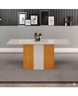 Mesa de jantar 1,80x0,90  100% MDF Dora -Arbo Design
