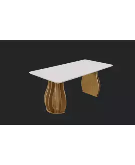 Mesa Jantar Contemporânea 1,80x0,90 -Inglaterra Domus Móveis