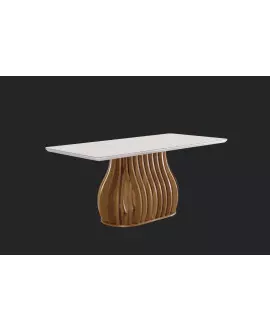 Mesa de Jantar Contemporânea 1,80x0,90 –Lara   – Domus Móveis
