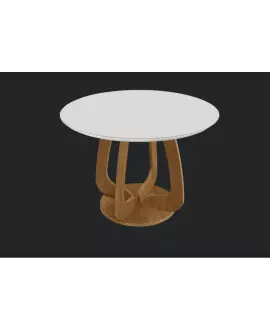 Mesa de Jantar Redonda 1,10 metros - Juazeiro - Domus Móveis.