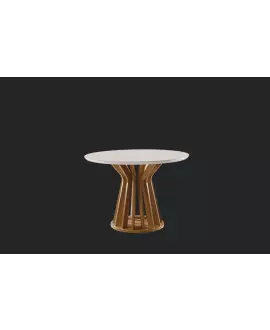Mesa de Jantar Redonda 1,10 metros - Vênus- Domus Móveis.