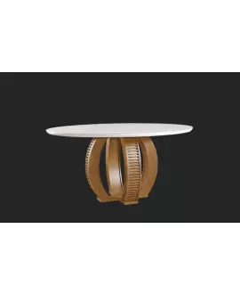 Mesa de Jantar Redonda 1,35 metros - Bali- Domus Móveis.
