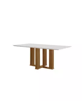 Mesa de Jantar retangular 1,20x080 metros - Flower- Domus Móveis.