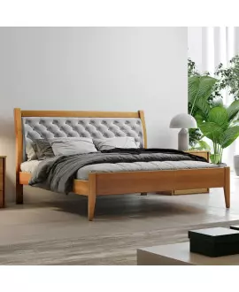 Cama Casal Estofada 1,40m - Vivare - Josandro Móveis