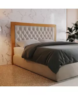 Cabeceira Casal Estofada 1,40m - Império - Josandro Móveis
