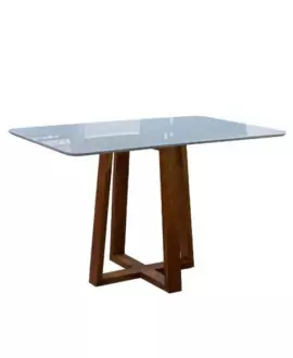 Mesa de Jantar Retangular Madeira Maciça - Pedro - Art Salas