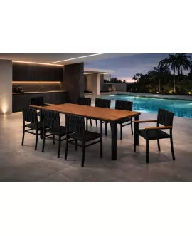 Conjunto externo náutica 8 cadeiras Elegance - Solare