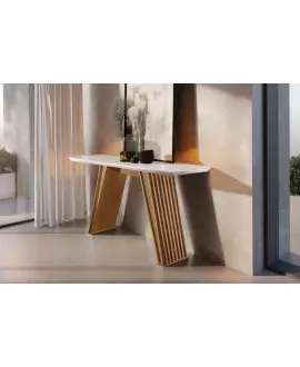 	 Aparador Ripado de Sala de Jantar - Olímpia - Domus Móveis