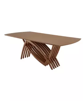 Mesa de Jantar Madeira Maciça - Aurora - Espresso Móveis