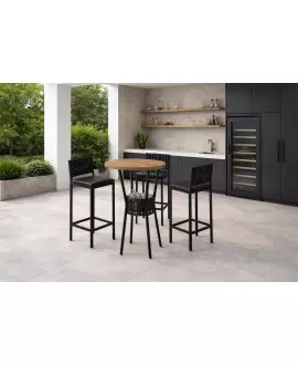  Bistrô Completo e Cooler com 3 Banquetas - Loran - Solara