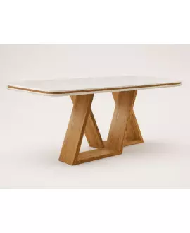 Mesa de jantar tampo duplo 27mm  2x1m  Zeus- Imperial Móveis