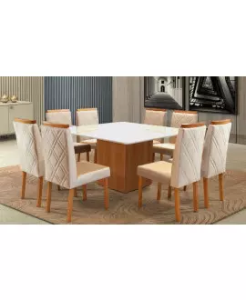 sala de jantar completa alice art salas