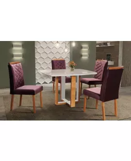 sala de jantar completa milao art salas