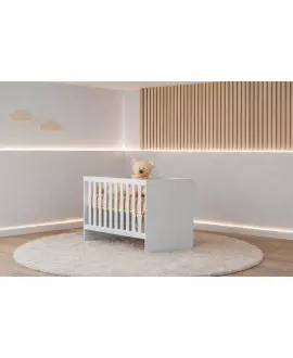 Berço que vira Cama com Colchão Candy - MobiBaby