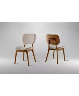 Cadeiras Madeira Maciça Estofada - Zara - Requinte Salas