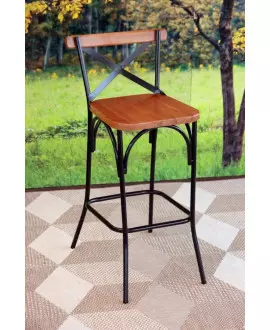 Banqueta de madeira para bistrô - Lais