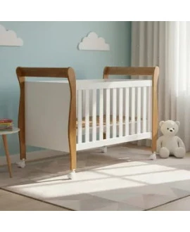 Berço que vira cama com Colchão - Slim - MobiBaby