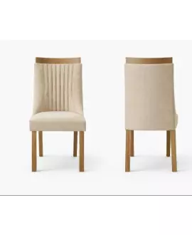 Cadeiras para Mesa de Jantar Estofada Dublin - Domus Móveis