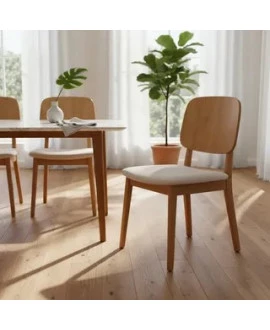 Cadeiras Encosto Arredondado Curvado - Bayonne - Gold Salas