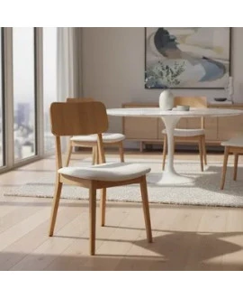 Cadeiras com Encosto Curvado - Egeu - Gold Salas	