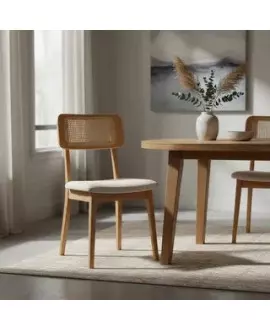 Cadeiras com Encosto em Telinha - Egeu - Gold Salas	