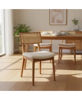 Cadeiras com Encosto em Telinha - Namur - Gold Salas	