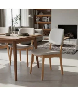 Cadeiras com Encosto Estofado - Nice - Gold Salas