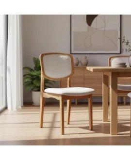 Cadeiras com Encosto Curvado - Vitra - Gold SalaCadeiras com Encosto curvado com Estofado - Vitra - Gold Salas