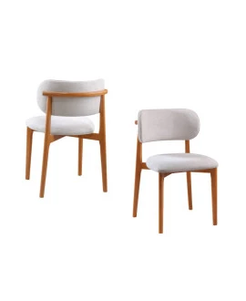 Cadeiras para Mesa de Jantar Madeira Maciça - Lais - Star Móveis