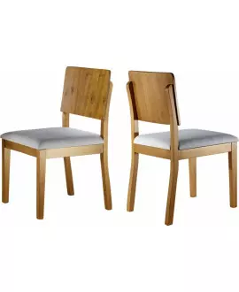 Cadeiras para Mesa de Jantar Madeira Maciça - Vitoria - Móveis Mundial