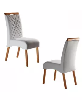 cadeiras para mesa de jantar alfa requinte salas