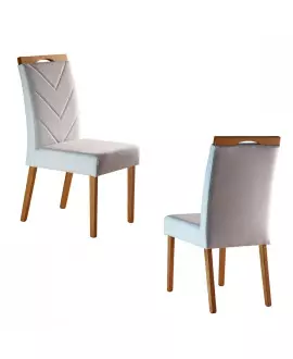 cadeiras para mesa de jantar hera requinte salas