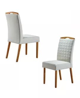 cadeiras para mesa de jantar claire requinte salas