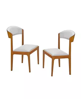 Cadeiras para Mesa de Jantar Madeira Maciça - Brindisi - Art Salas