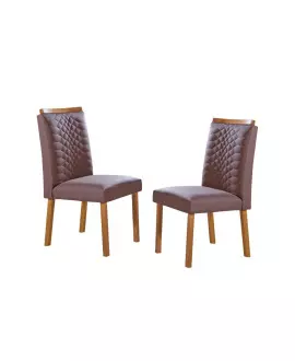 Cadeiras para Mesa de Jantar Estofada - Hamburgo - Art Salas