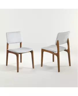 Cadeiras para mesa de jantar encosto reclinado estofado