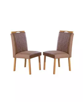 Cadeiras para Mesa de Jantar Estofada - Ravena - Art Salas