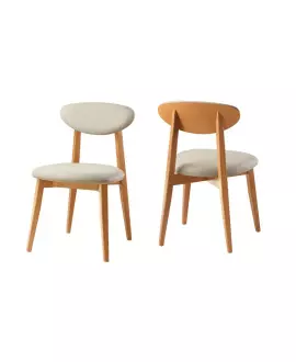 Cadeiras Estofada Madeira Maciça - Hórus - Requinte Salas