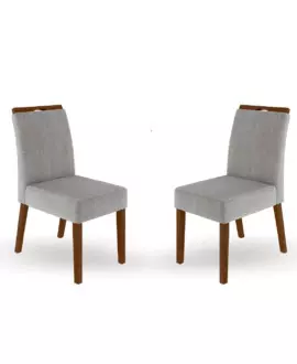 Cadeiras para mesa de jantar com pegador de madeira valverde