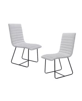 Cadeiras para mesa de jantar base em metal - Cristal