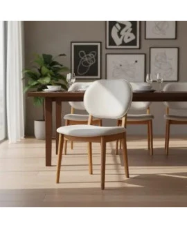 Cadeiras com Encosto Estofado - Cadore - Gold Salas