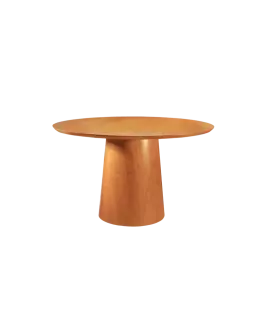 Mesa de jantar redonda tampo laminado valverde