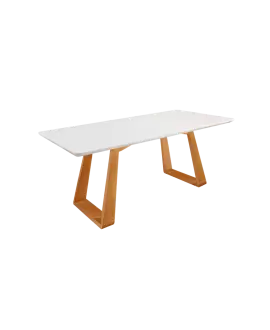 Mesa de Jantar com Vidro Moderna - Dallas - Star Móveis 