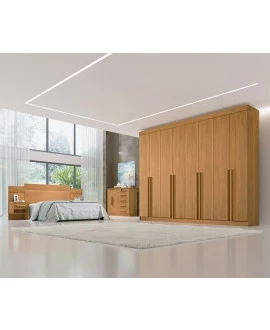 Guarda Roupa Casal 8 Portas 8 Gavetas - Daymont - Móveis D'Doro