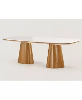 Mesa de Jantar Escultural 1,80x0,90 Noronha- Imperial Móveis