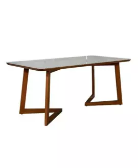 Mesa de Jantar Retangular Madeira Maciça - Luna - Art Salas