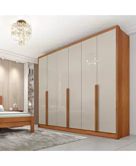 Guarda Roupa Casal 6 Portas 6 Gavetas - Fortuna - Tcil Móveis