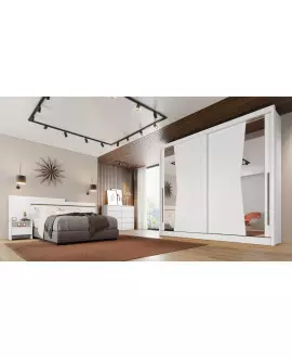 guarda roupa casal 2 portas geom novo horizonte